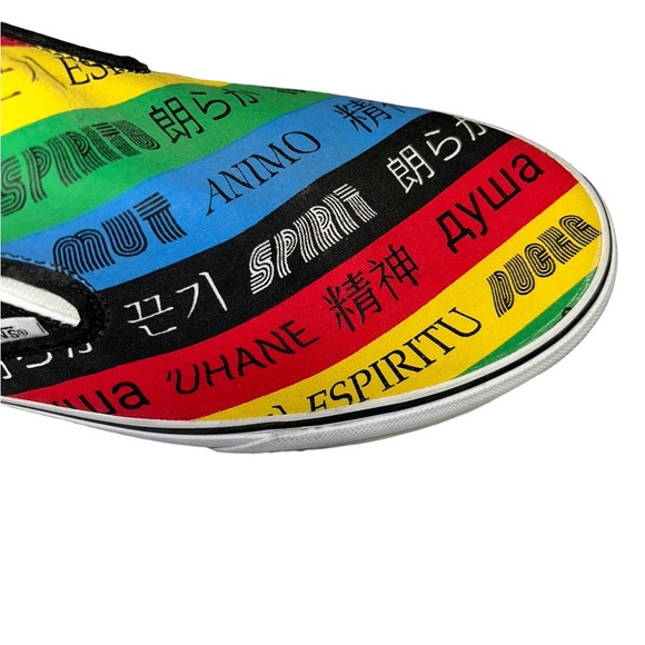 Mens Classic Vans Spirit Multicolor Slip On Sneaker Shoes size 12 - Picture 4 of 5